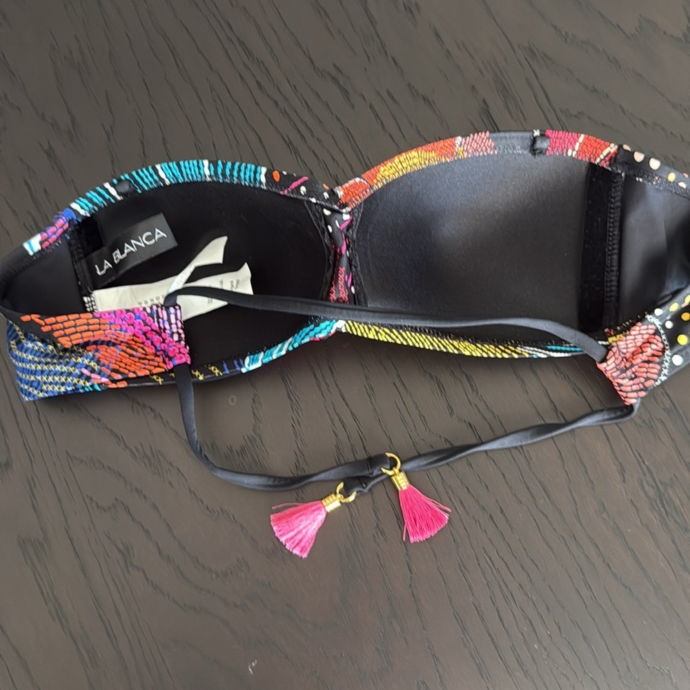 la blanca sunlit soiree bandeau bikini - Picture 8 of 9